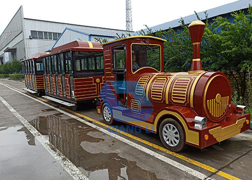 تسلية كيدي قطار ركوب مشاهدة معالم المدينة بطارية بدون قطار للأطفال المزود