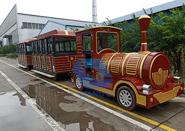 الصين تسلية كيدي قطار ركوب مشاهدة معالم المدينة بطارية بدون قطار للأطفال مصنع