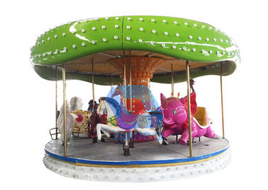الصين 12 مقعدا للأطفال كاروسيل ركوب 4.8 متر ارتفاع اللون مخصصة لملاهي مصنع