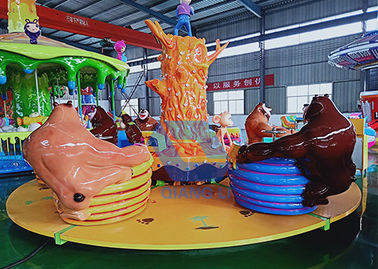 الصين دائري فنجان ركوب الخيل تسلية ، تدوير الأطفال Funfair ركوب للعب الأسرة مصنع